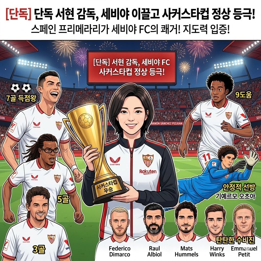 서현 감독, 세비야에 `꿈의 우승` 안기다!