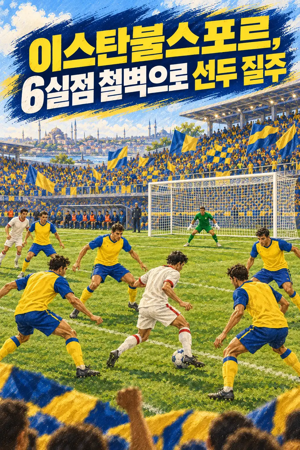 이스탄불스포르, 6실점 철벽으로 선두 질주