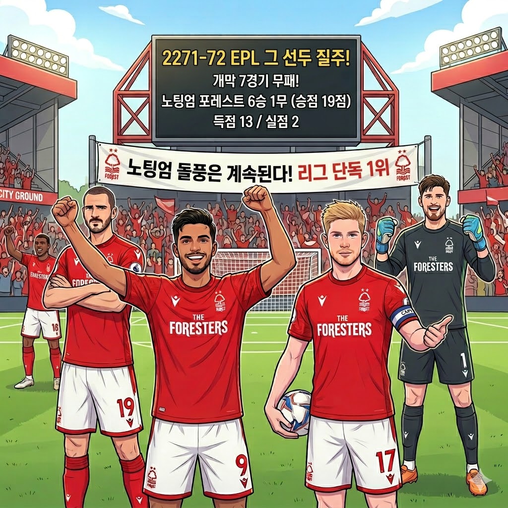 노팅엄 포레스트, 7전 무패 [완벽 질주]의 비결은?