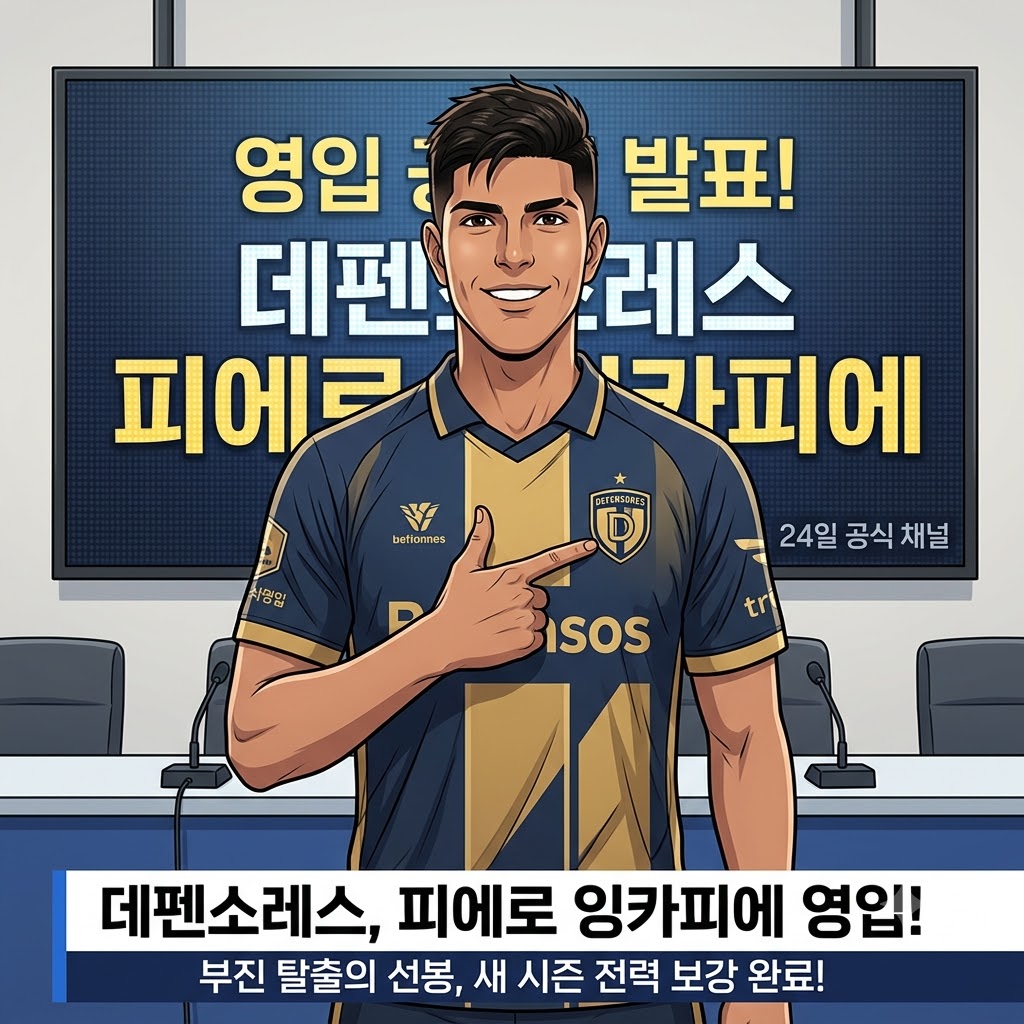 히딩크호 데펜소레스, 잉카피에 영입으로 반등 노린다