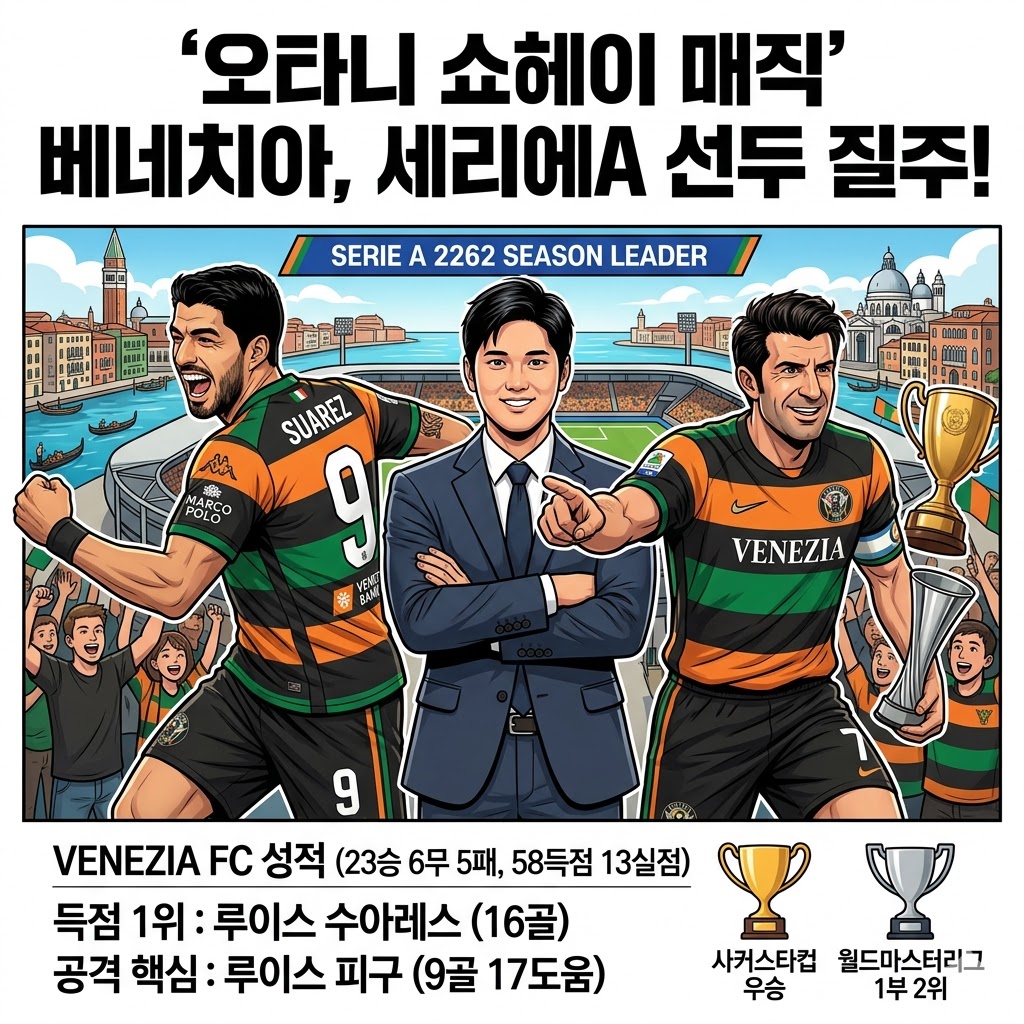 베네치아, 오타니 매직! 세리에A 폭격