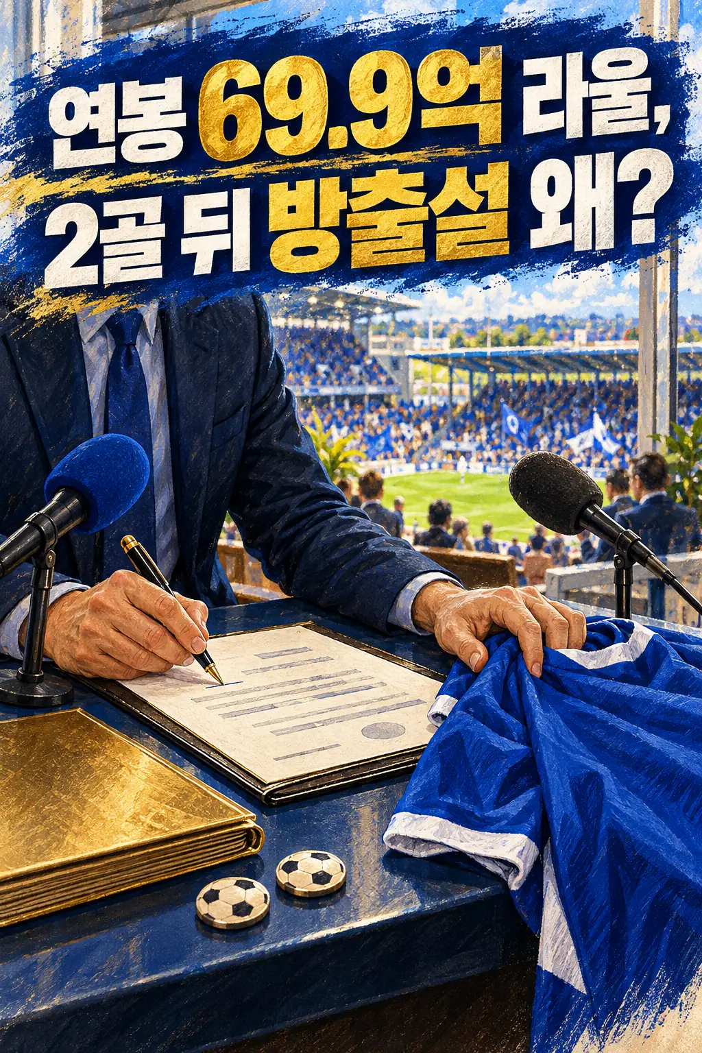 연봉 69.9억 라울, 2골 뒤 방출설 왜?