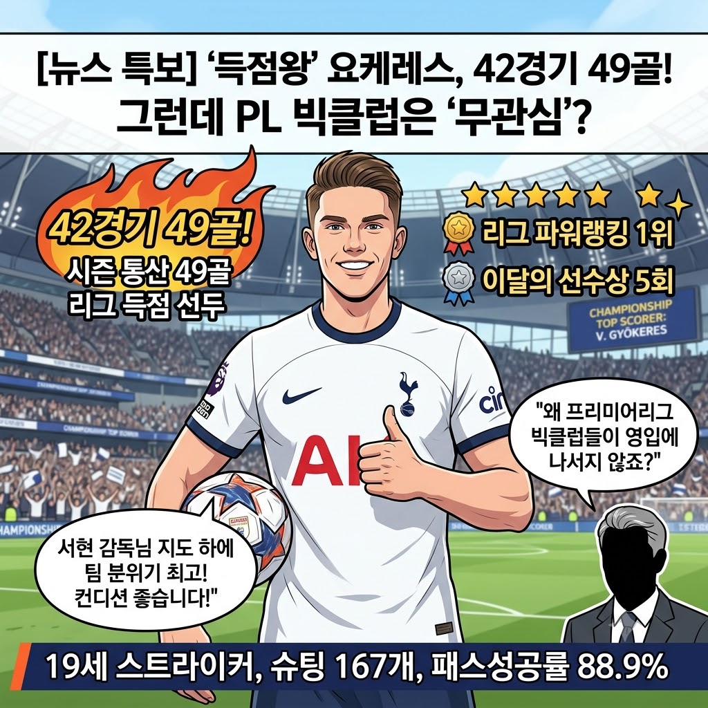 49골 쏟아낸 19세, 왜 아무도 안 데려가나