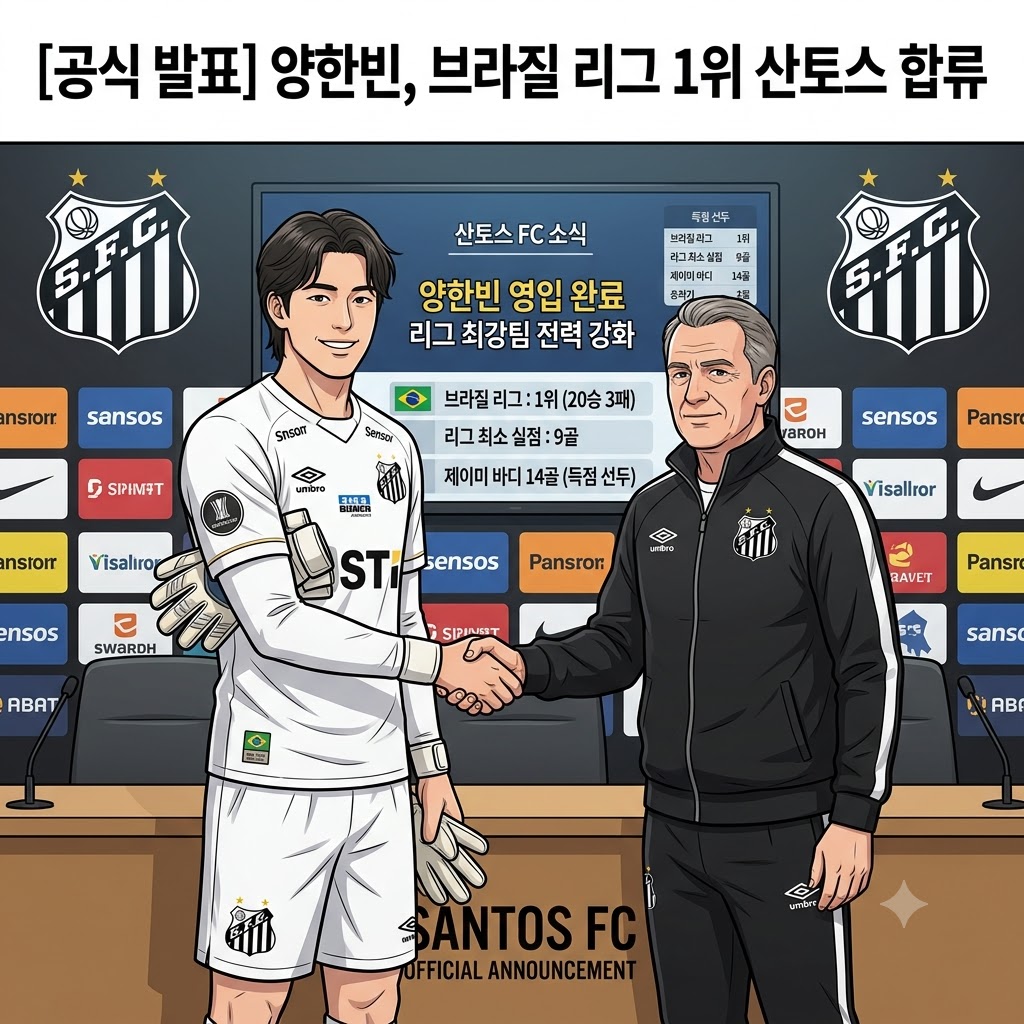 무패행진 산토스, 양한빈 품고 더 강해진다