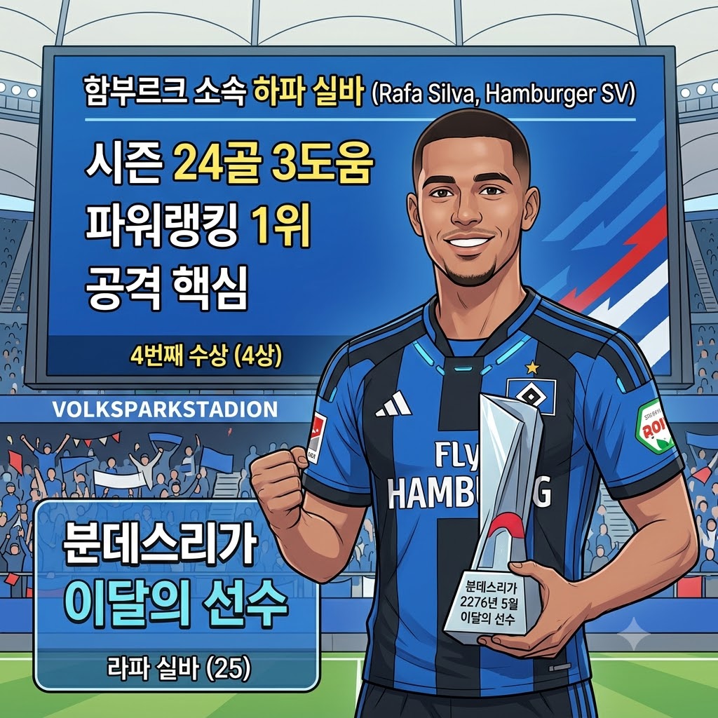 하파 실바, 분데스리가 [이달의 선수] 4회 석권