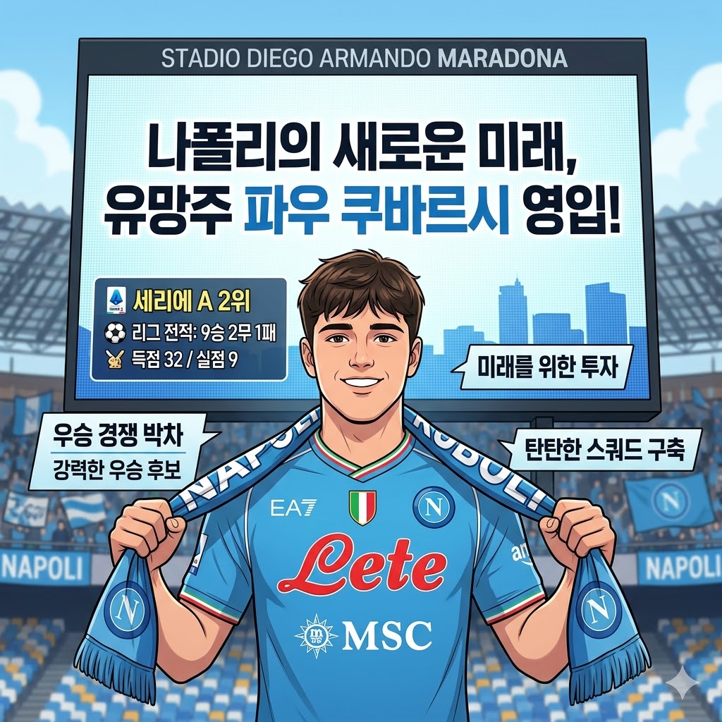 나폴리, [미래 엔진] 쿠바르시 영입! 우승 시동