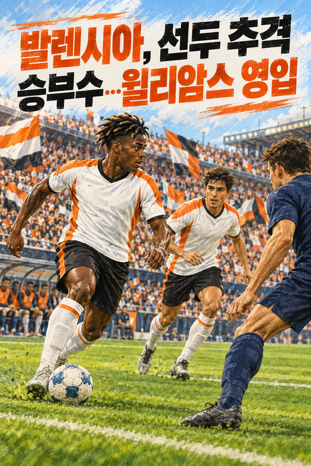 발렌시아, 선두 추격 승부수…윌리암스 영입