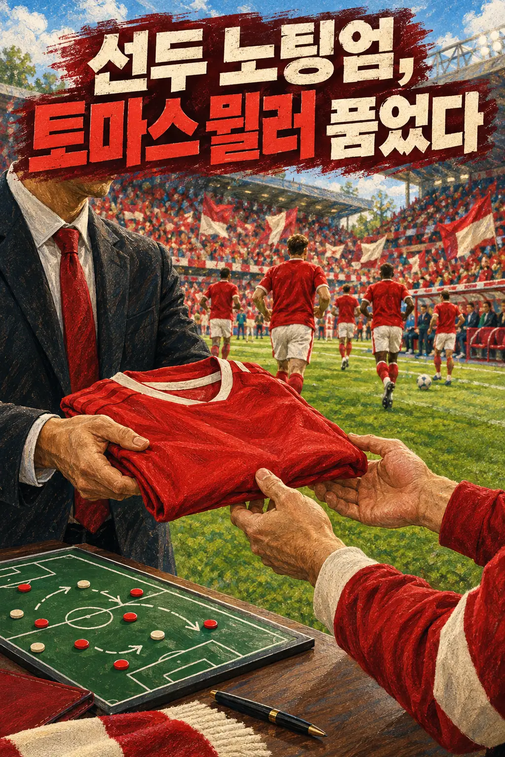 선두 노팅엄, 토마스 뮐러 품었다