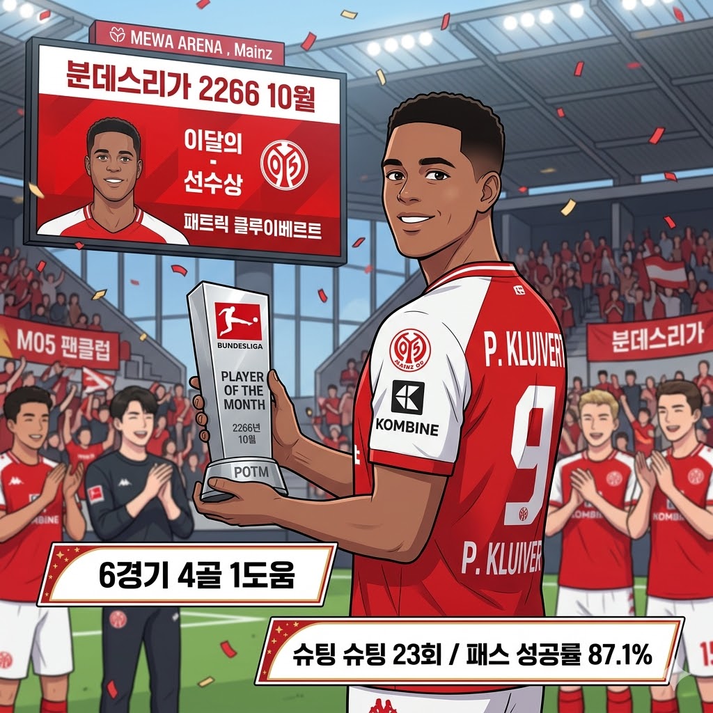 클루이베르트, 분데스리가도 접수! 10월의 사나이