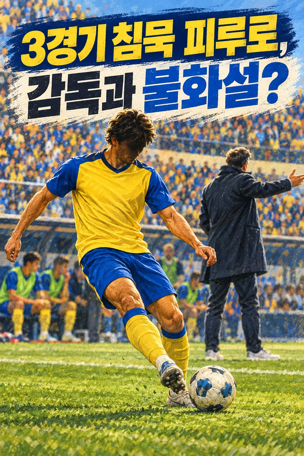 3경기 침묵 피루로, 감독과 불화설?