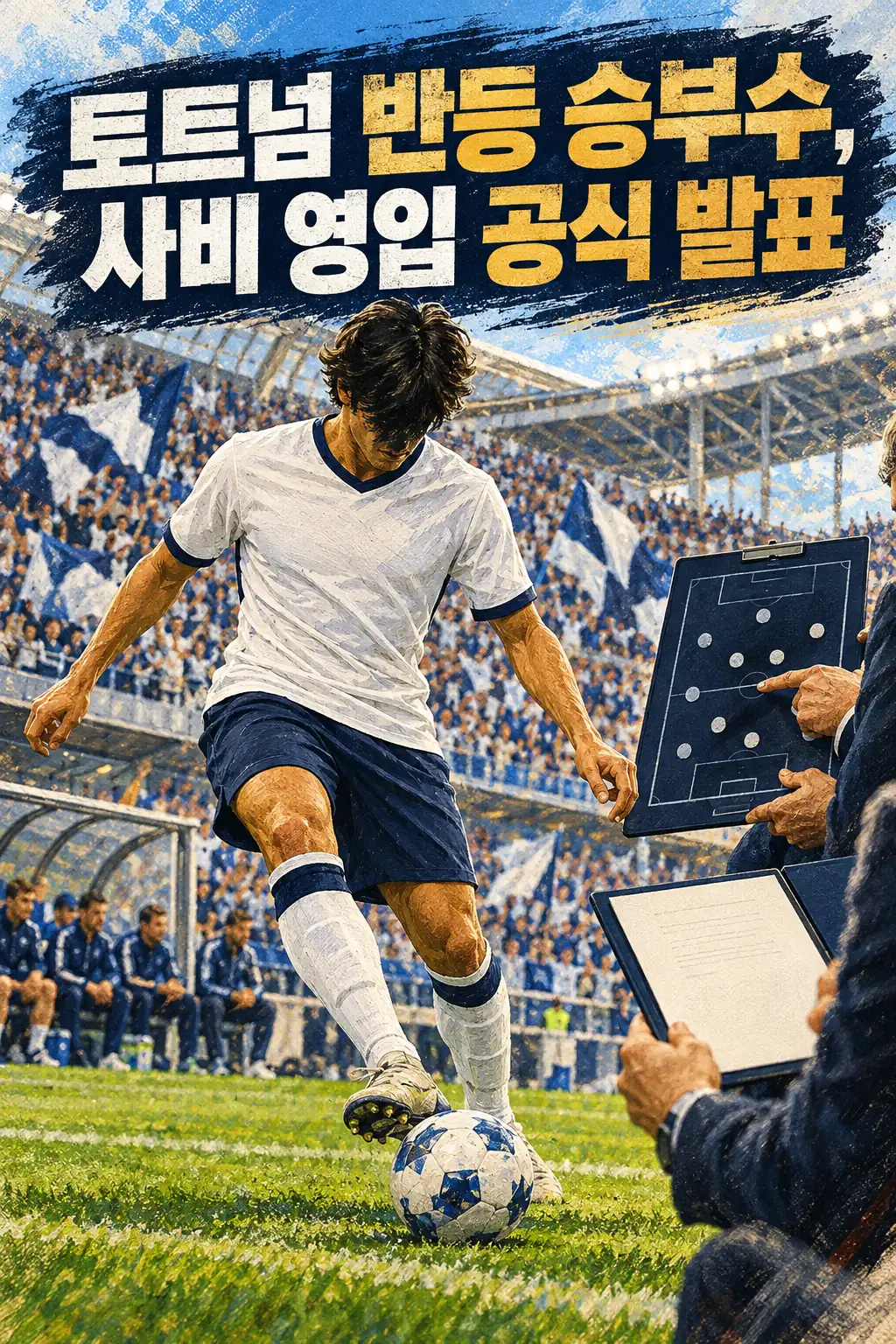 토트넘 반등 승부수, 사비 영입 공식 발표