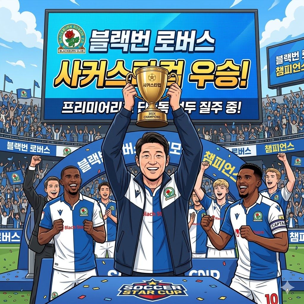 정몽규호 블랙번, 리그+컵 싹쓸이 [더블] 행진