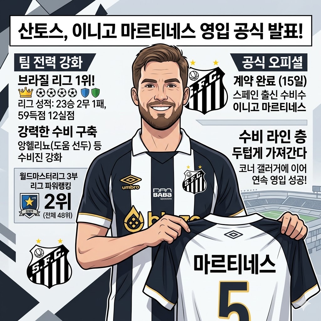 철벽 산토스, 이니고 마르티네스 영입으로 난공불락