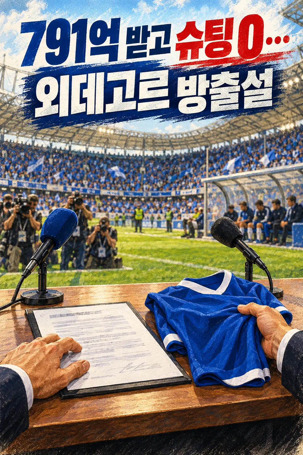 791억 받고 슈팅 0…외데고르 방출설