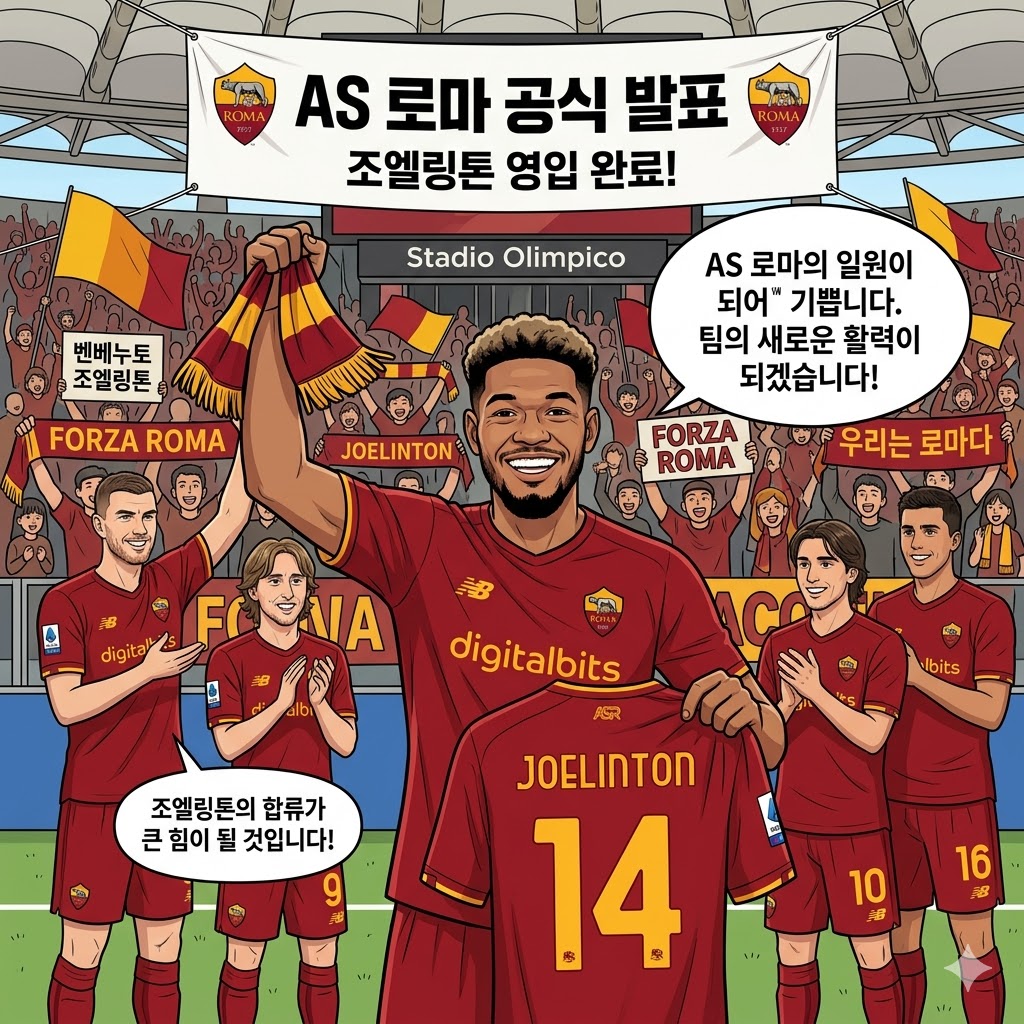 AS 로마, 조엘링톤 영입으로 밀란 추격 본격화