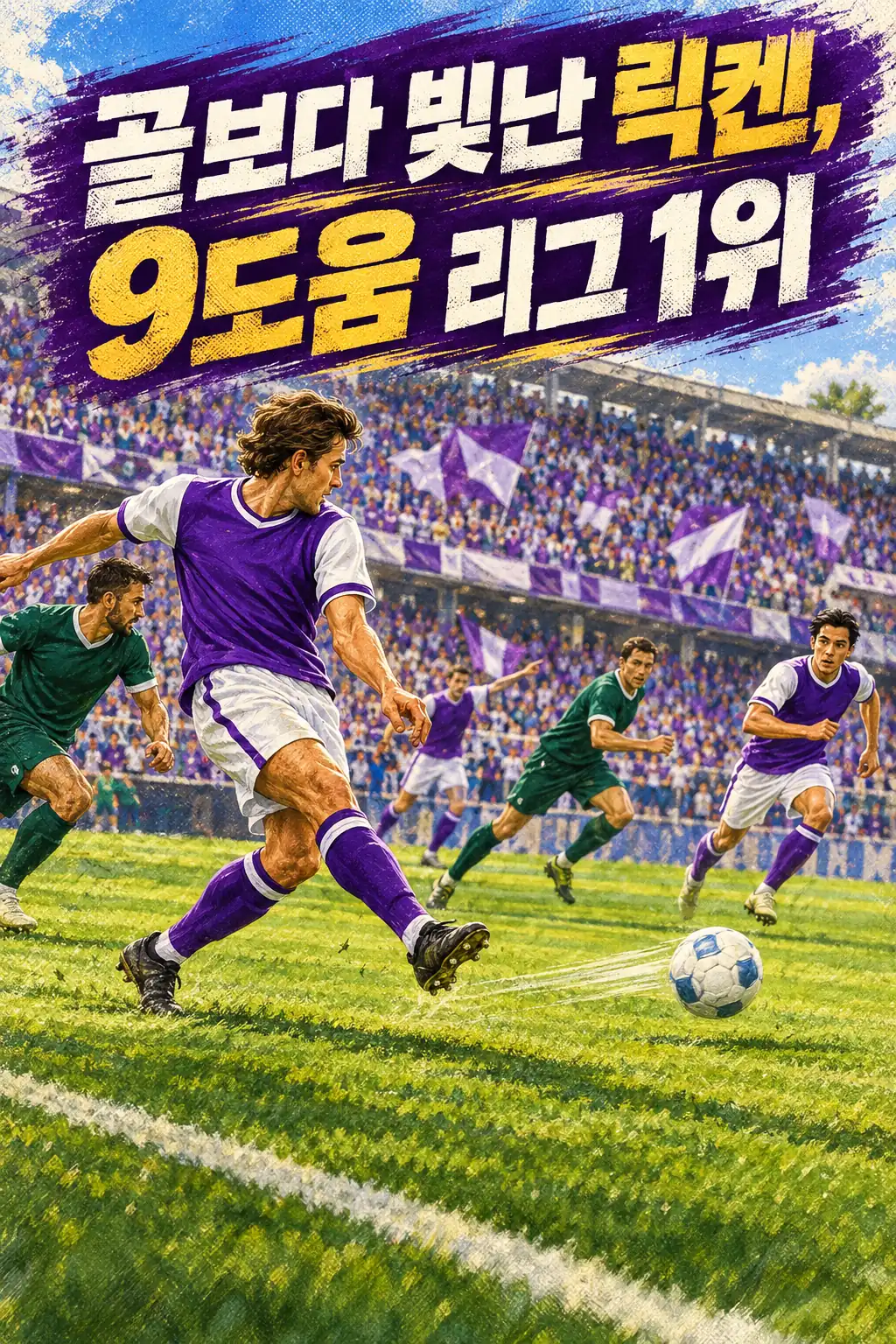 골보다 빛난 릭켄, 9도움 리그 1위