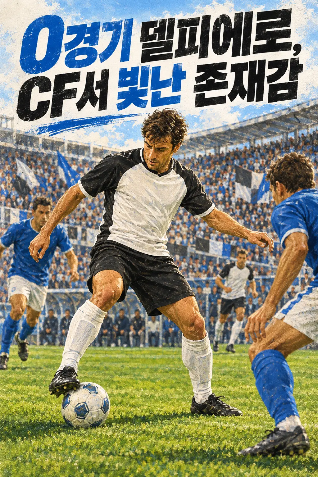0경기 델피에로, CF서 빛난 존재감