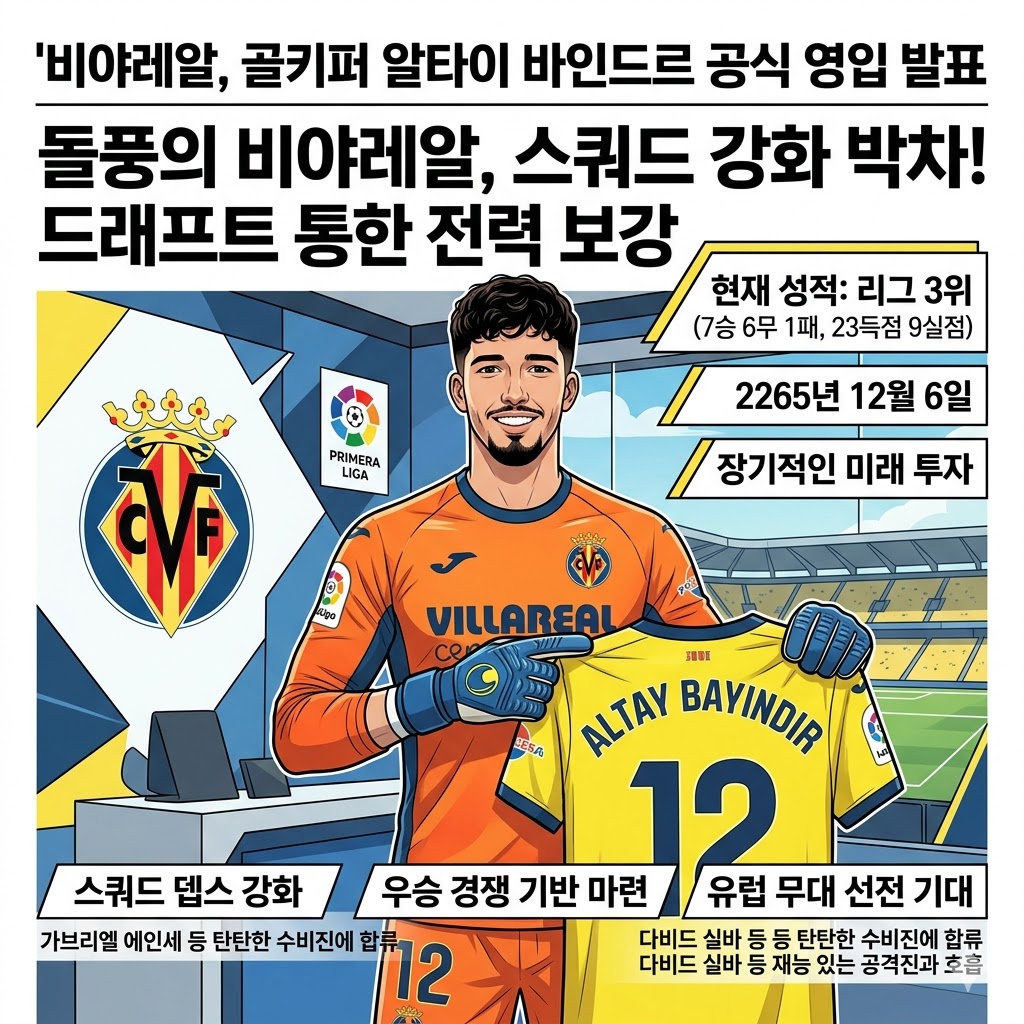 황색 돌풍` 비야레알, 알타이 영입으로 `정점` 노린다