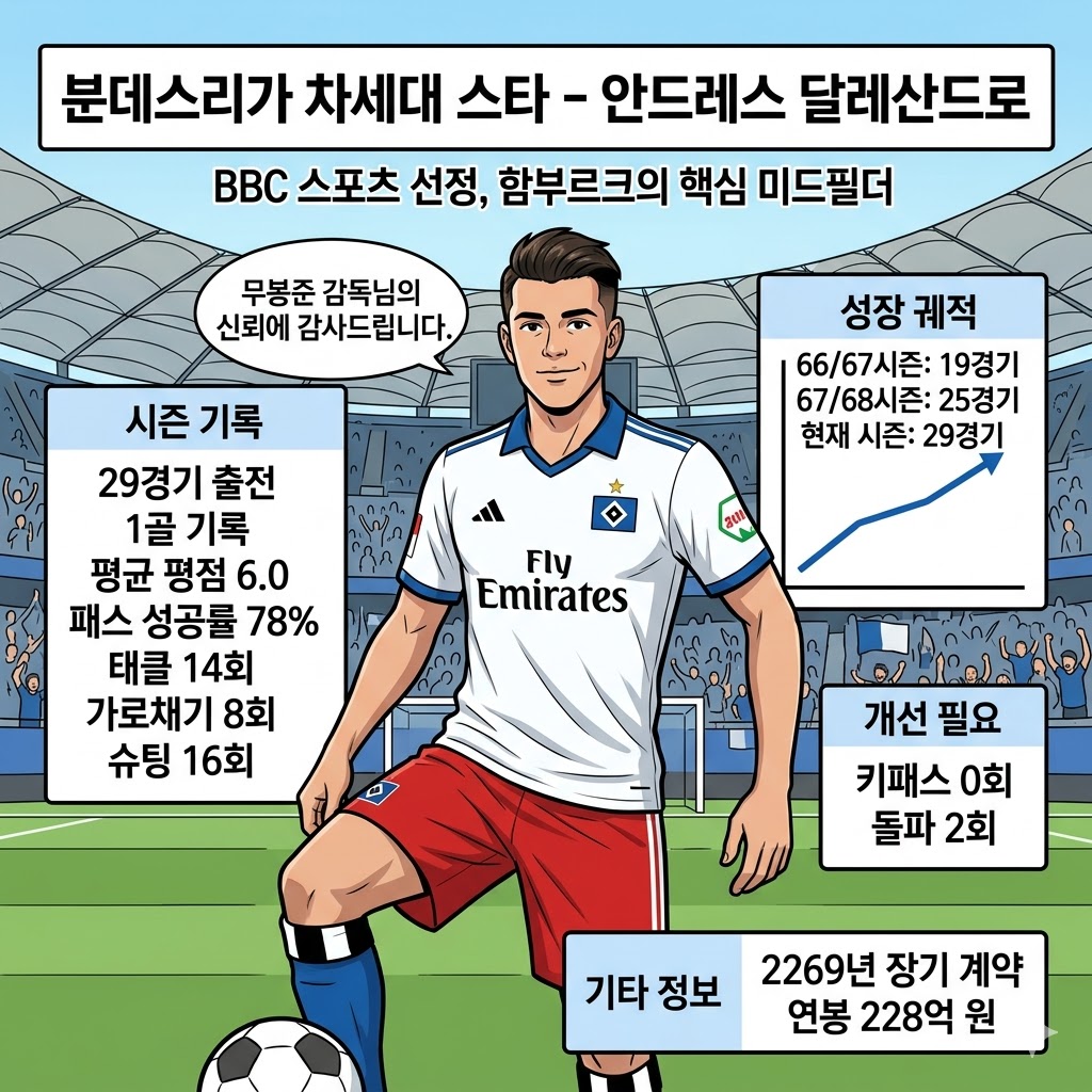 함부르크 달레산드로, 분데스리가 떠오르는 중원의 엔