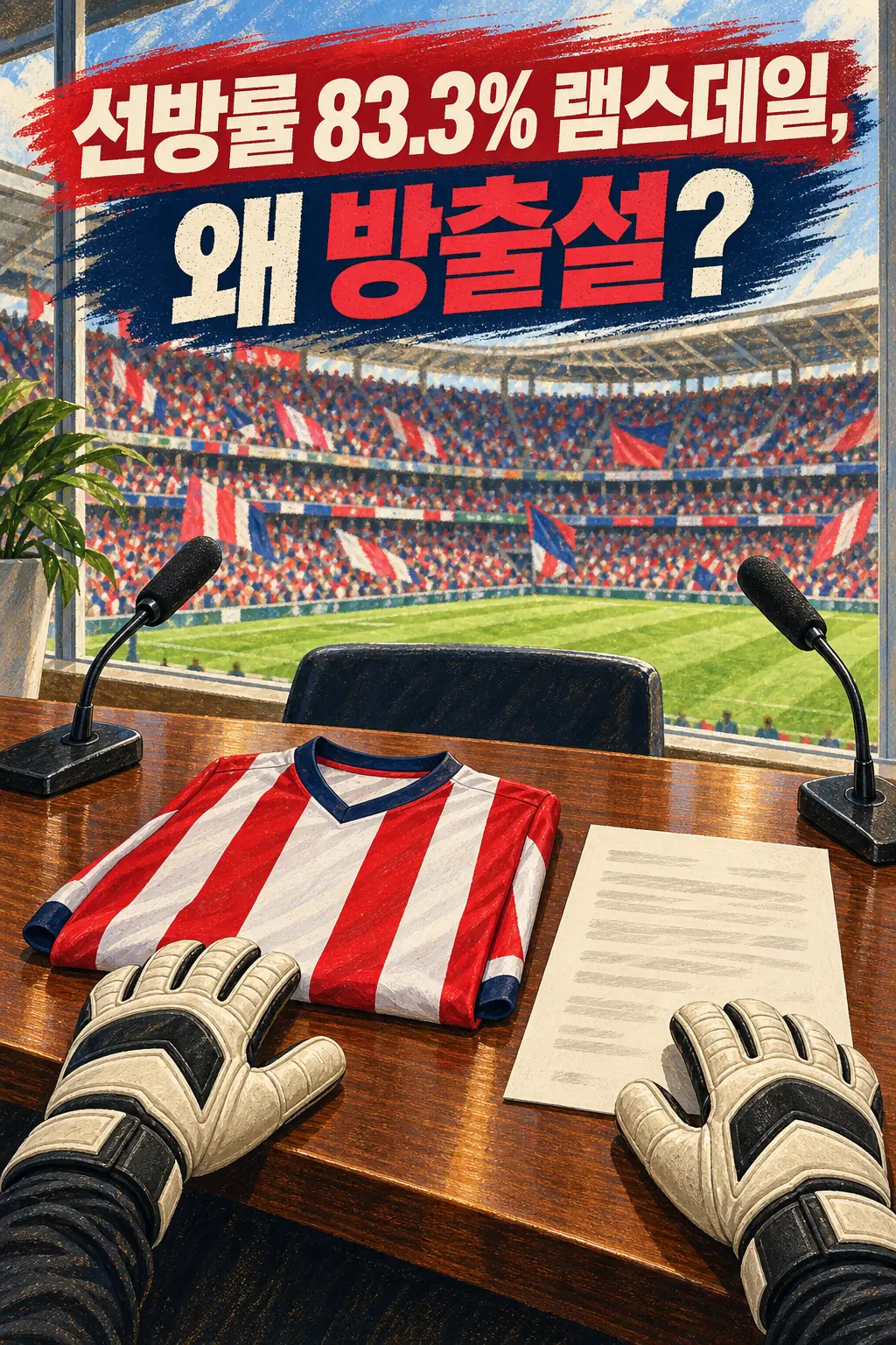 선방률 83.3% 램스데일, 왜 방출설?