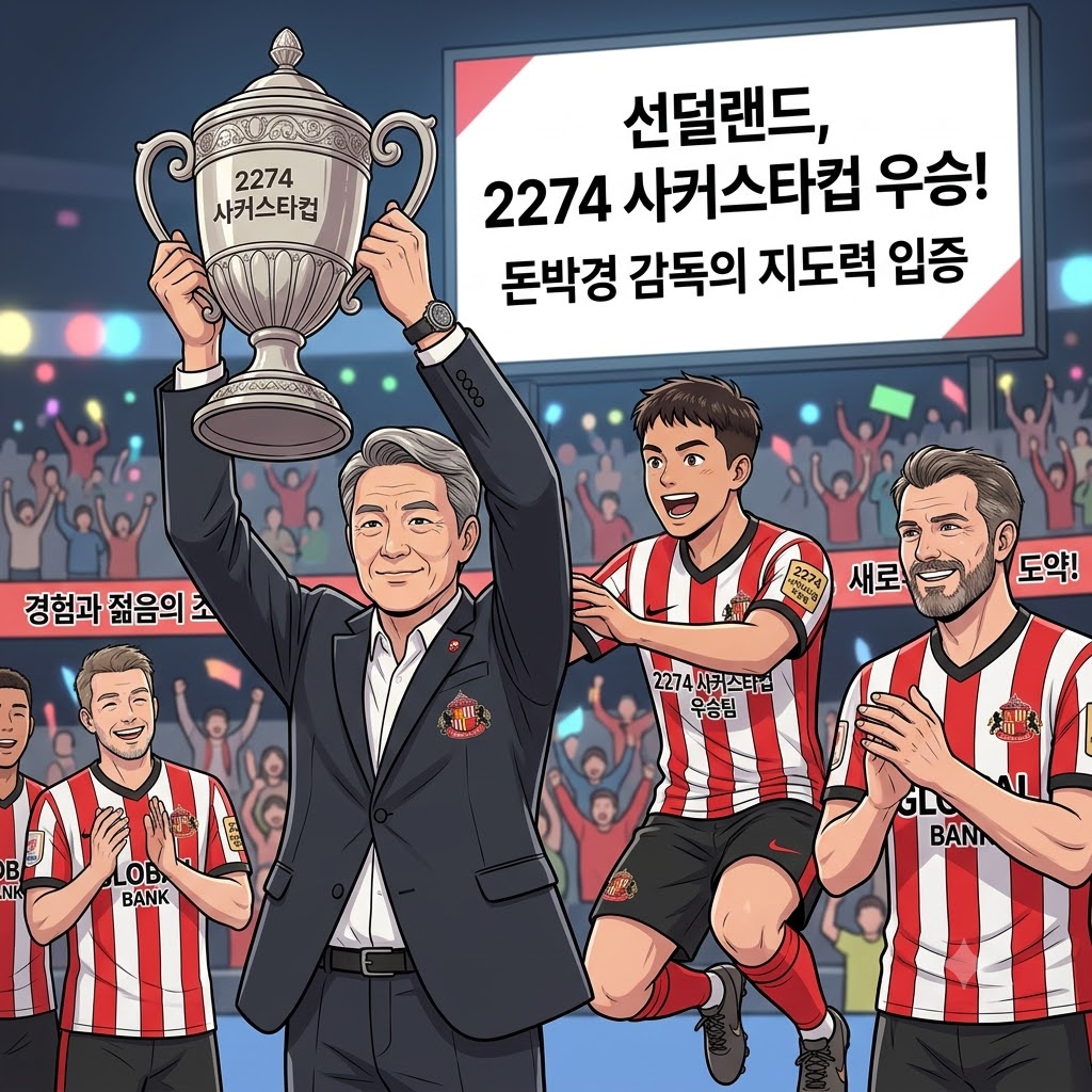 돈박경호, 선덜랜드에 [컵 우승] 선물하다