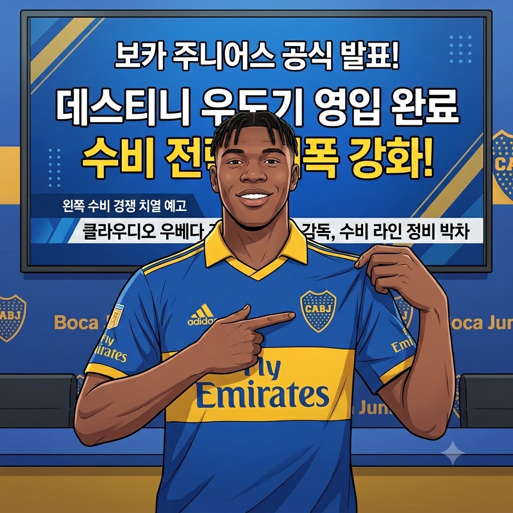 보카, 끝없는 영입 폭풍…이번엔 우도기 낙점