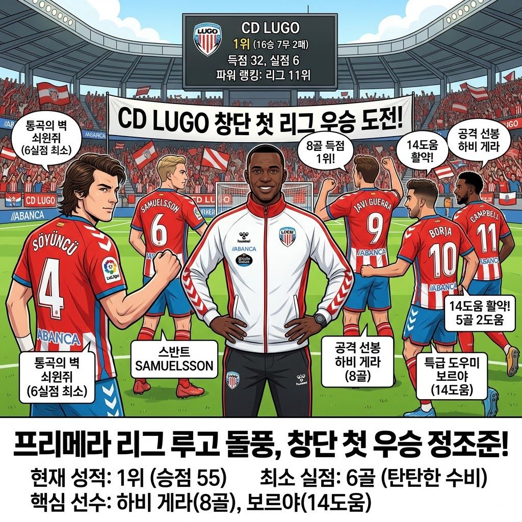 루고 돌풍! [6실점] 철벽 수비 우승 질주