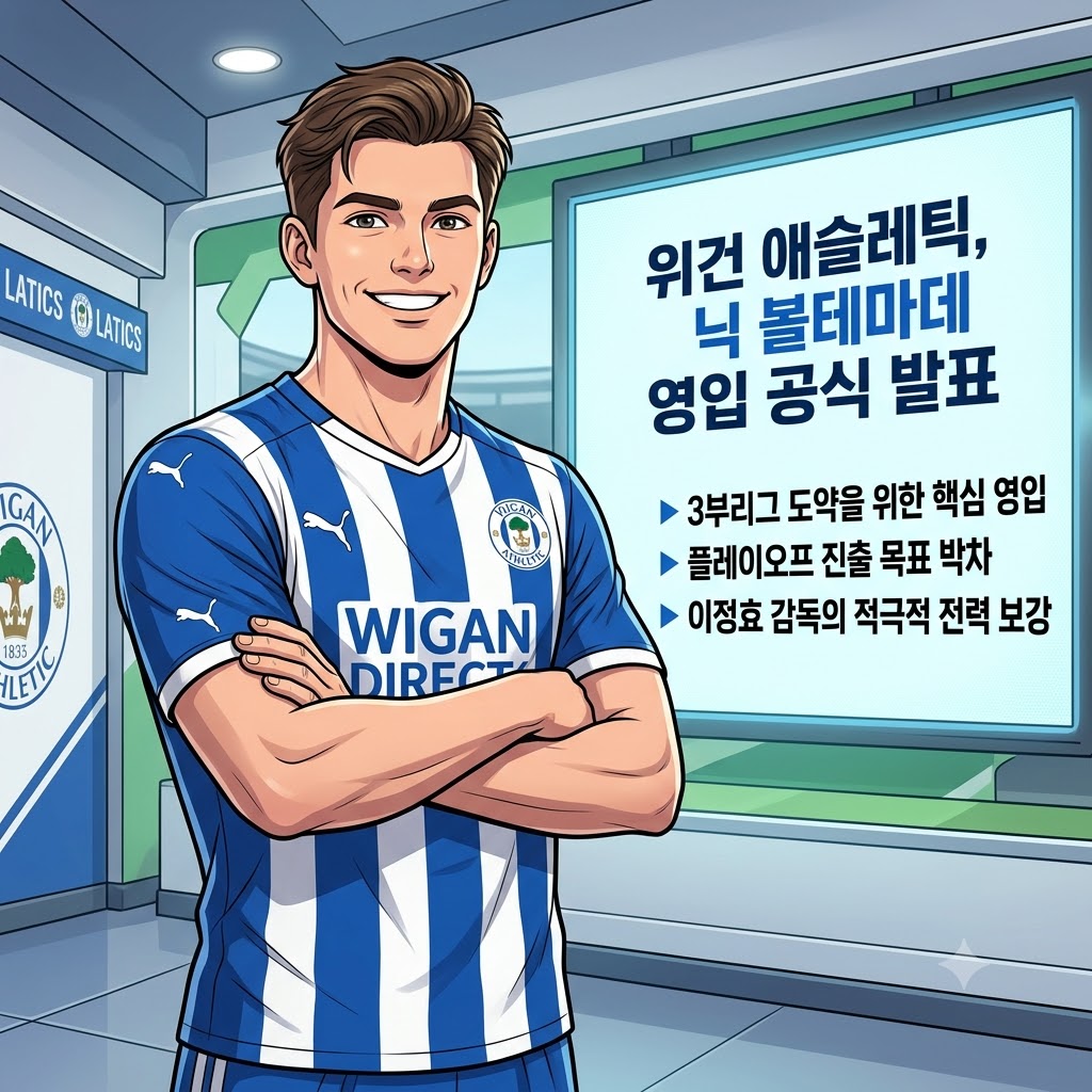 위건, 볼테마데 영입으로 플레이오프 총력전 돌입