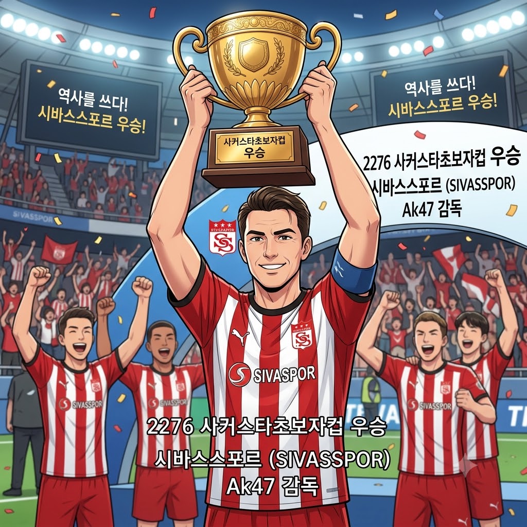 Ak47 감독의 시바스스포르, 초보자컵 정상 등극!