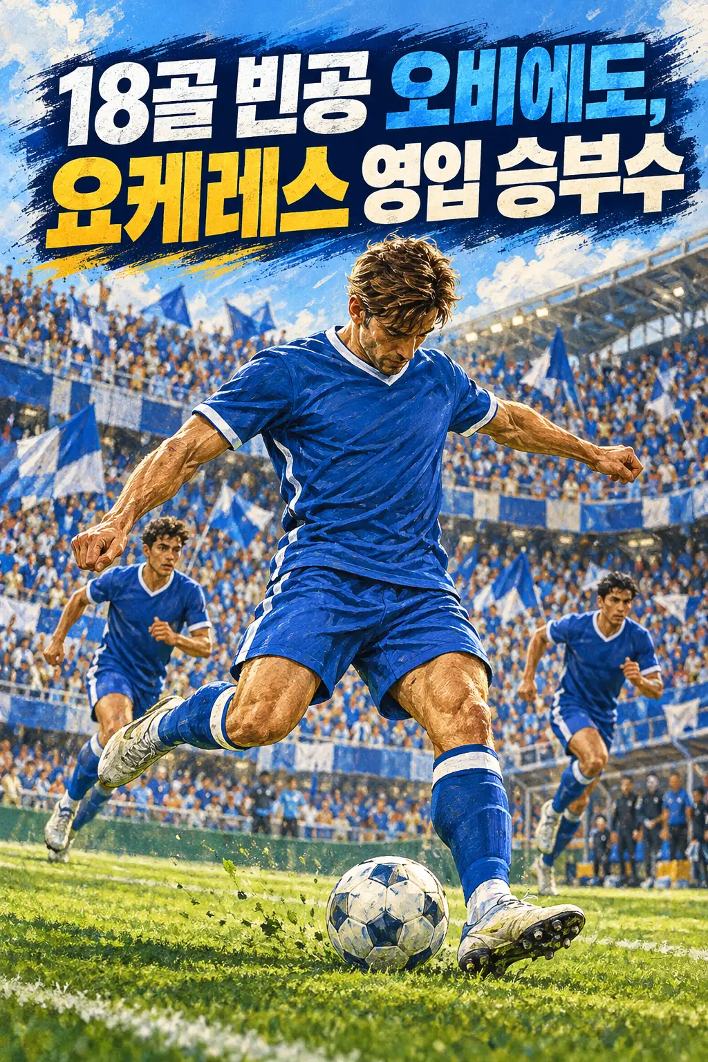 18골 빈공 오비에도, 요케레스 영입 승부수