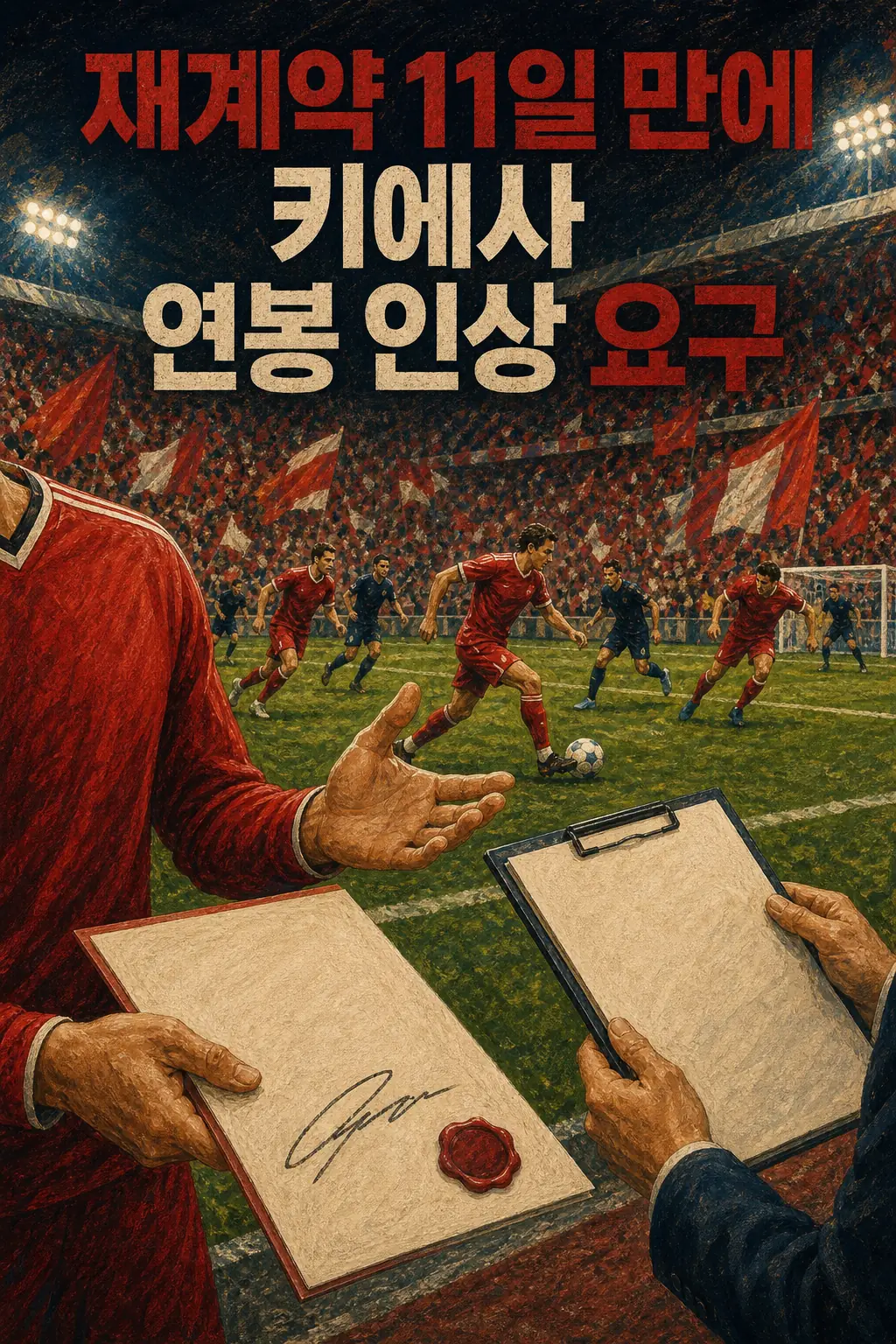 재계약 11일 만에 키에사 연봉 인상 요구