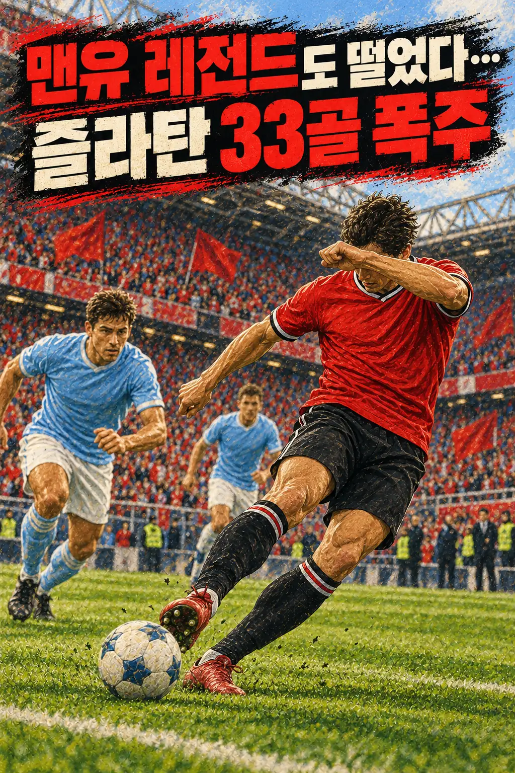 맨유 레전드도 떨었다…즐라탄 33골 폭주