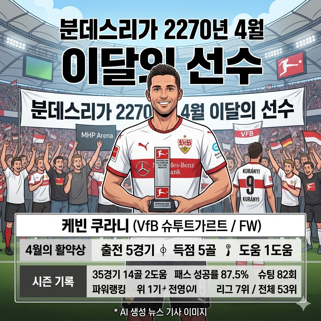 쿠라니, 4월의 사나이! 분데스리가를 지배하다