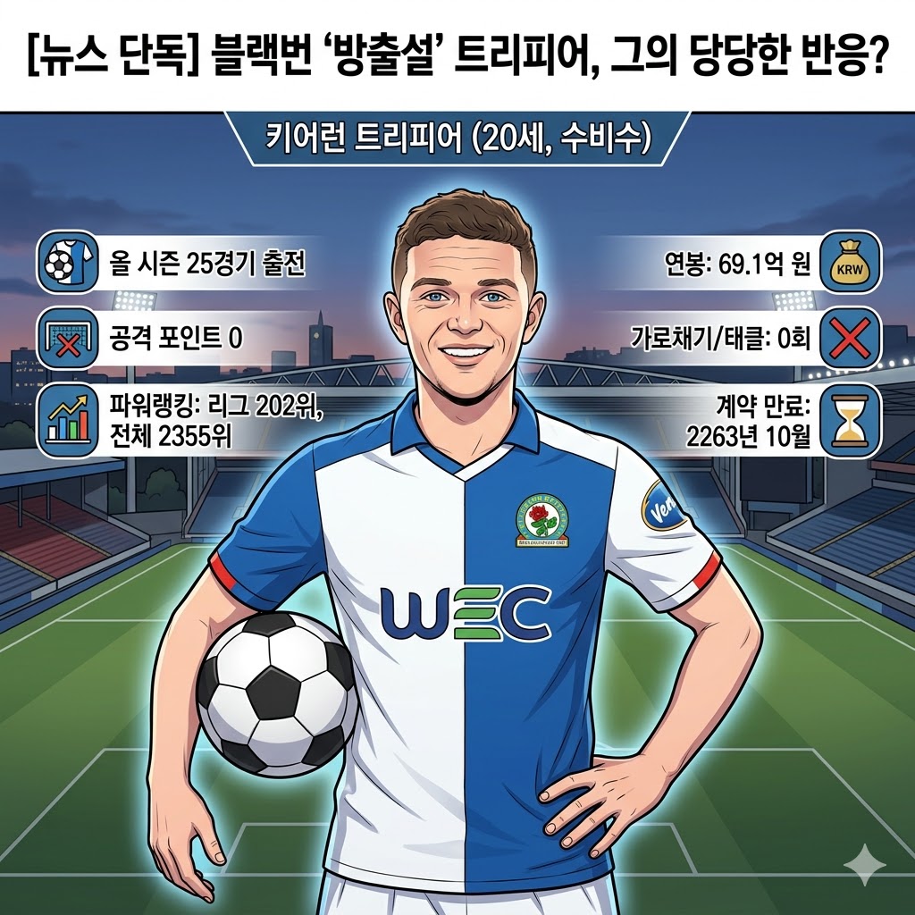 트리피어, 70억 먹튀 논란? 블랙번 방출 칼바람!