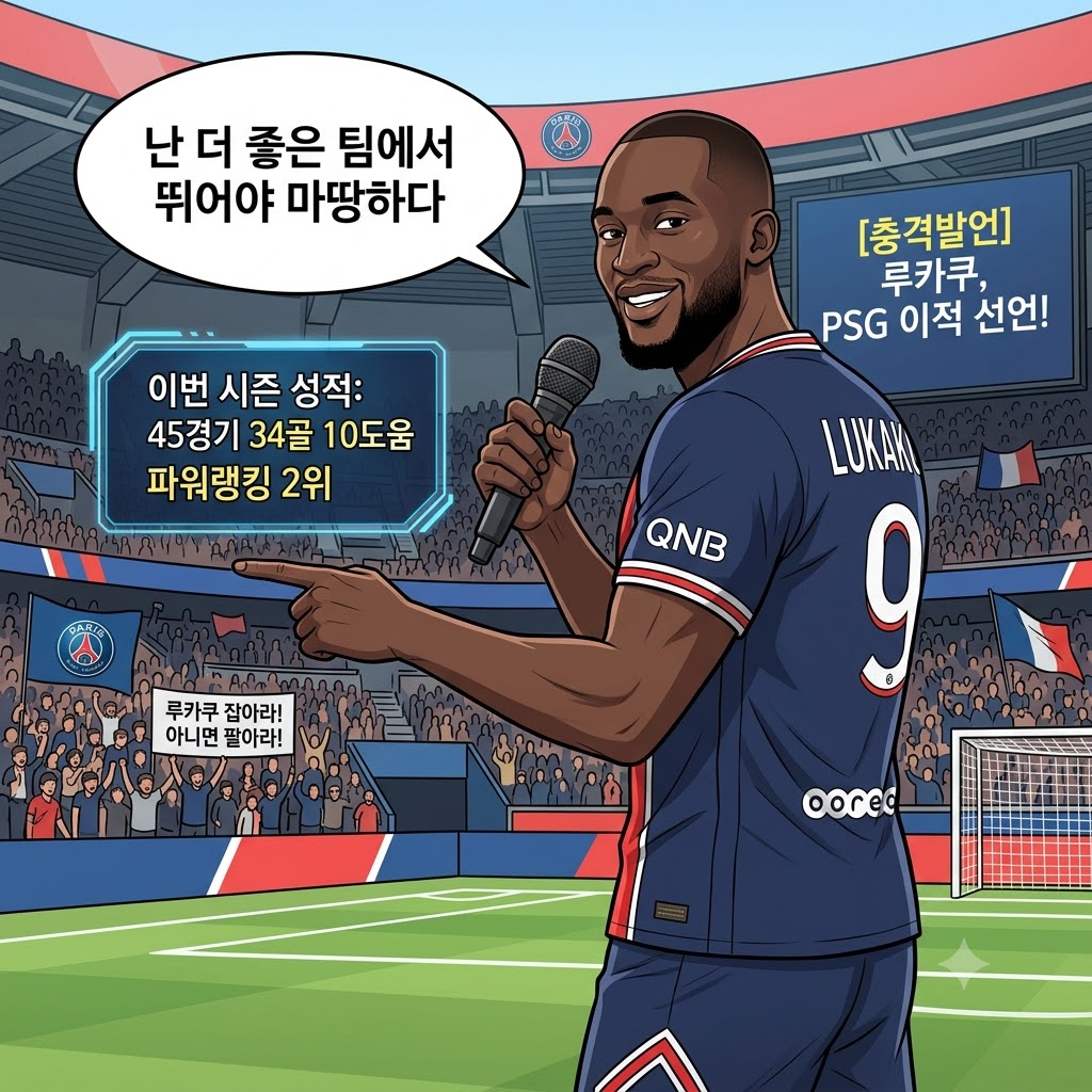 루카쿠 34골 쏟고도 [이 팀은 부족해] 폭탄선언