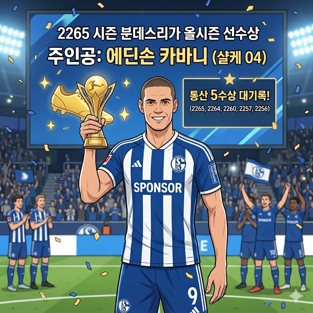 카바니, 30세에 또! 5번째 분데스리가 MVP