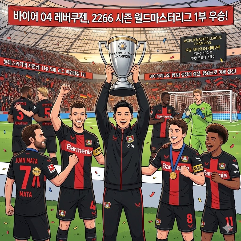 레버쿠젠, 2266시즌 월드마스터리그 정상 등극!