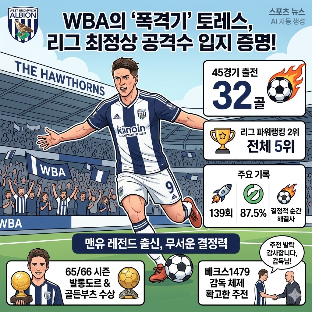 토레스 32골 폭격, [득점 본능]은 여전히 건재하다