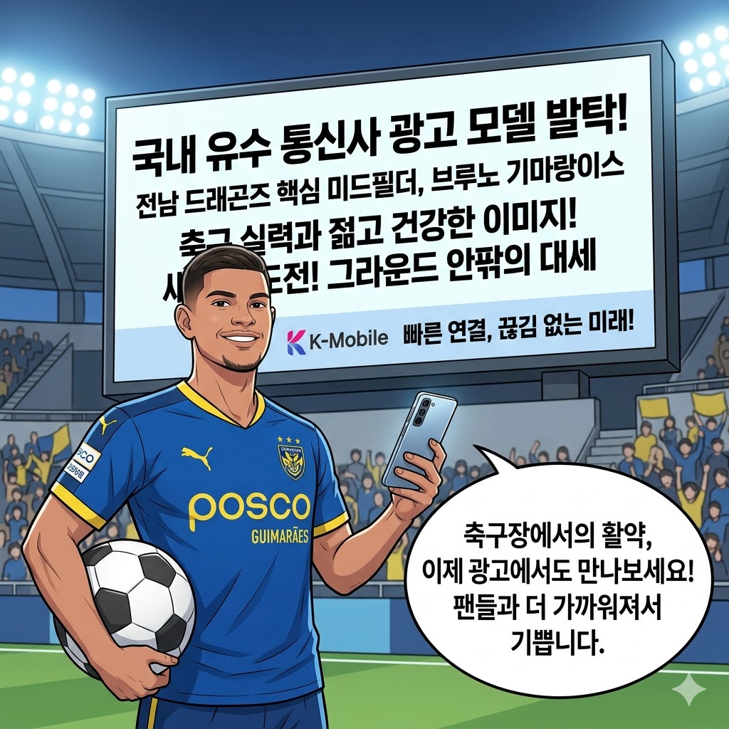175억 브루노, 그라운드 넘어 광고계 평정!