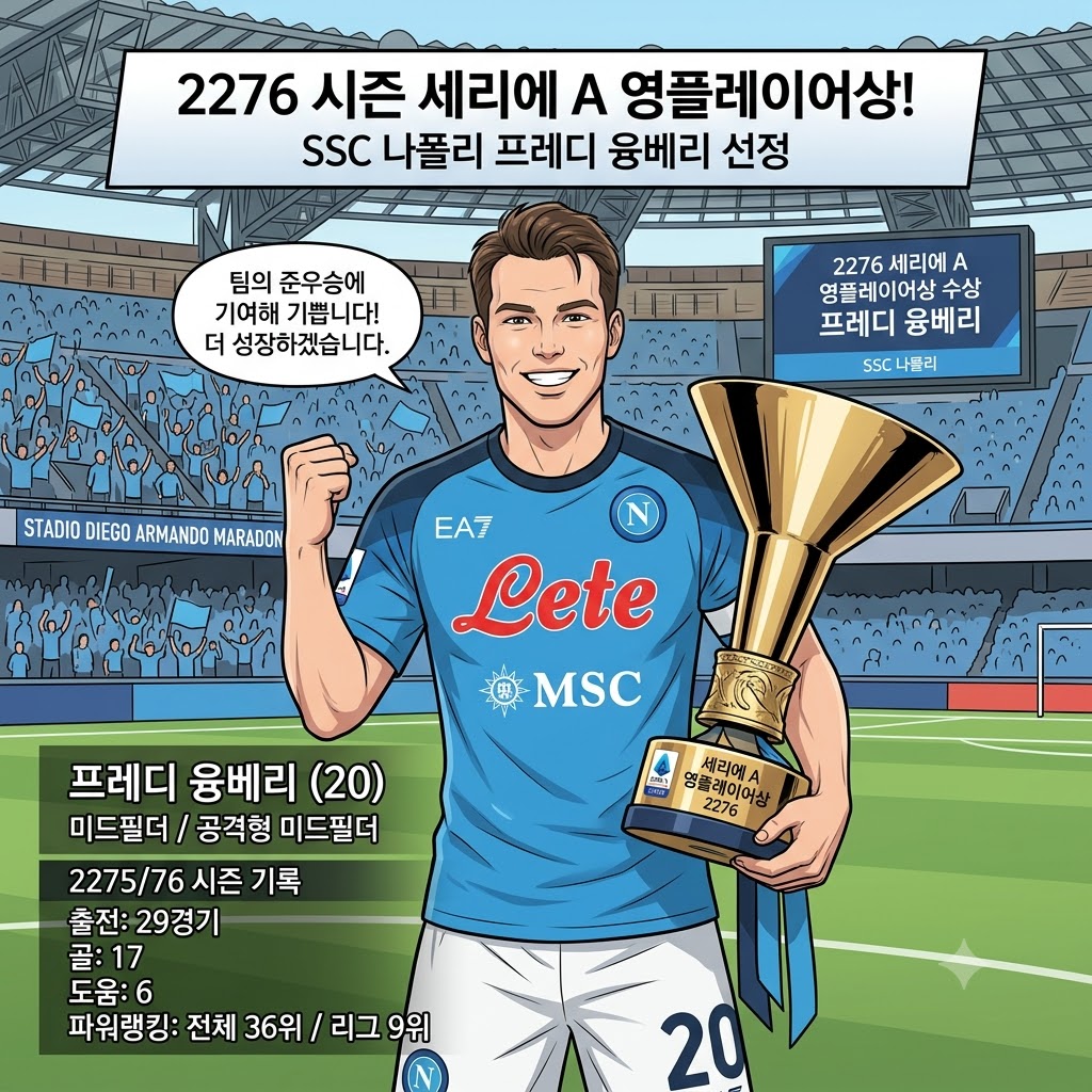 나폴리 융베리, 세리에A [영플레이어상] 석권