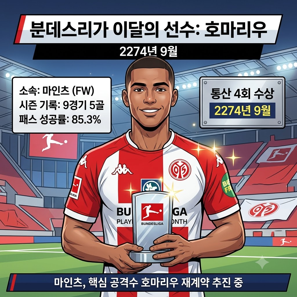 호마리우, 통산 4번째 [이달의 선수] 등극…끝없는 골