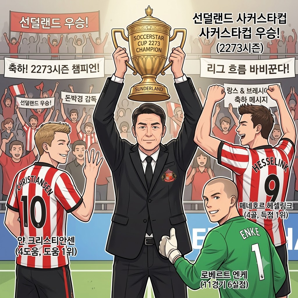 돈박경호, 리그 9위 선덜랜드에 [컵 기적] 선사하다