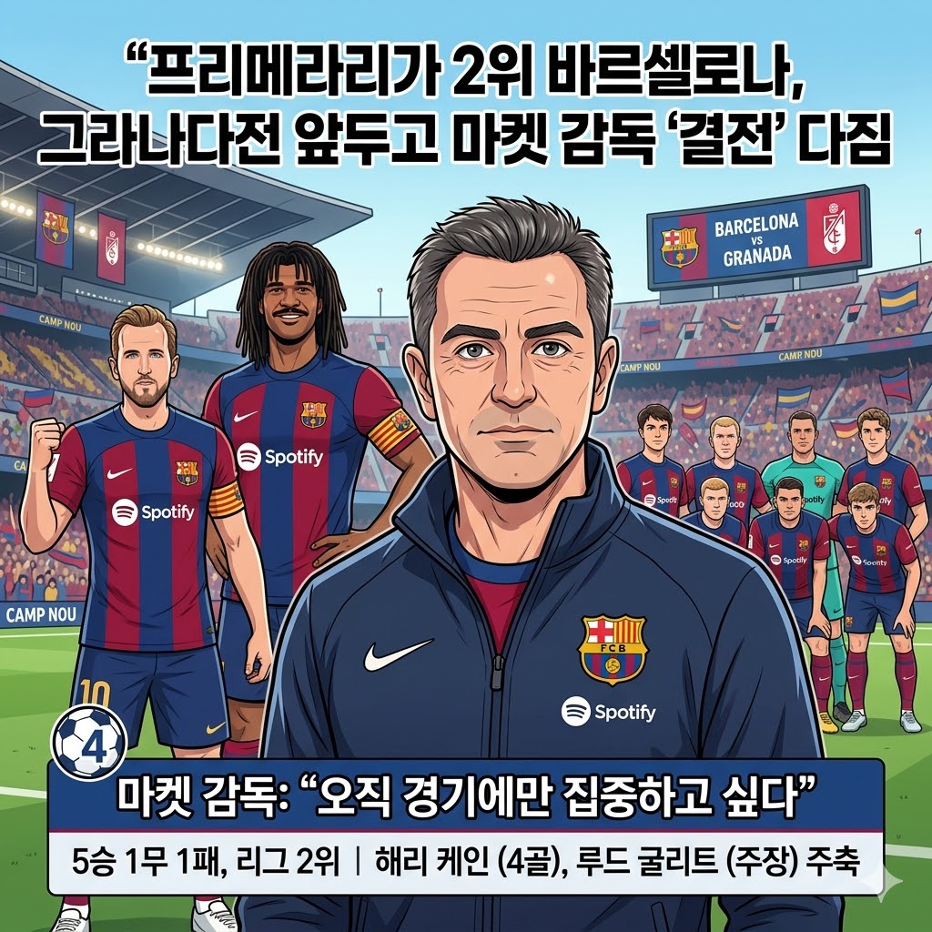 바르셀로나, 그라나다전[마켓 감독] 오직 승리뿐