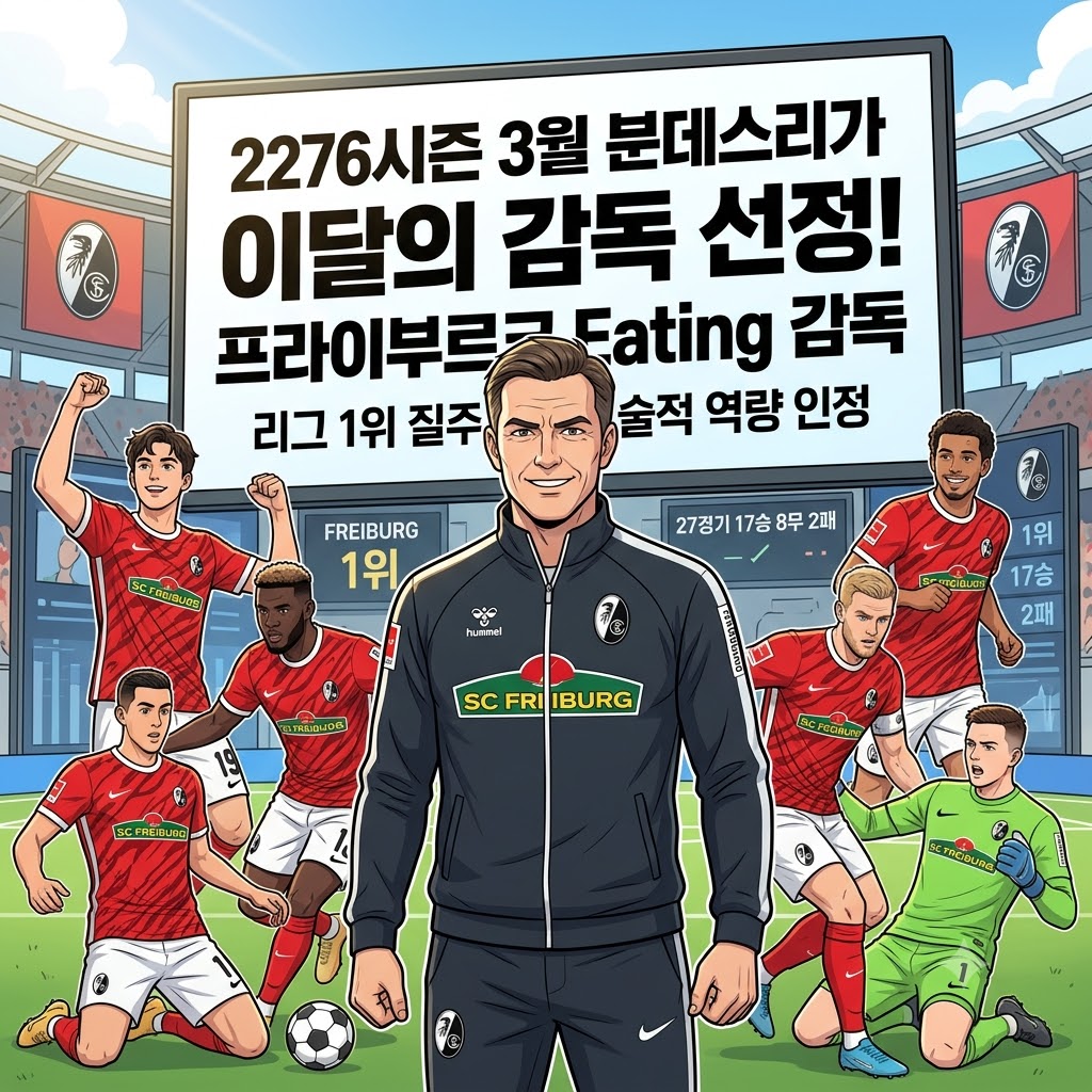 프라이부르크 [Eating] 감독, 분데스리가 3월의 감독