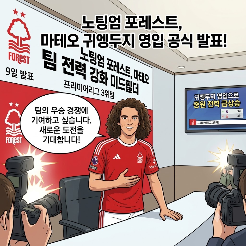 노팅엄 포레스트, 귀엥두지 영입으로 우승 퍼즐 완성