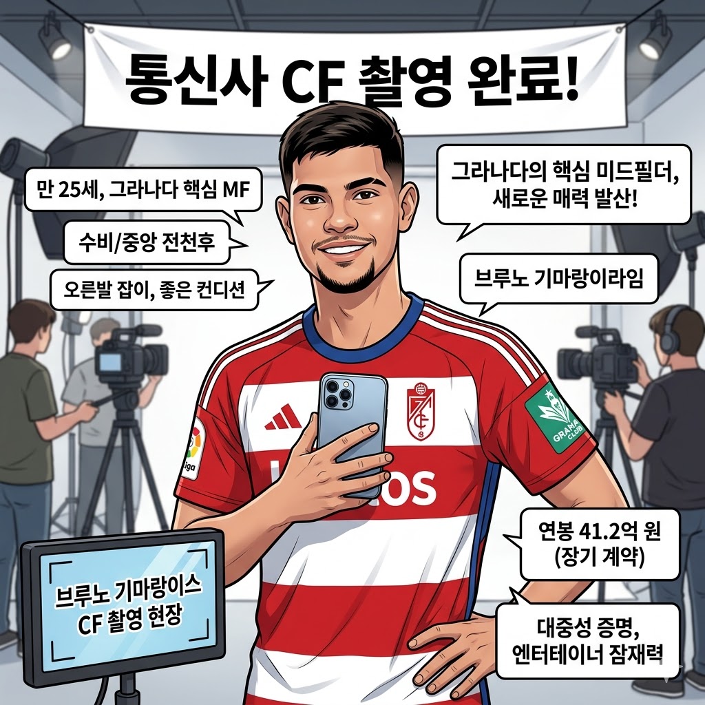 브루노 기마랑이스, CF서 반전 매력 `폭발`!