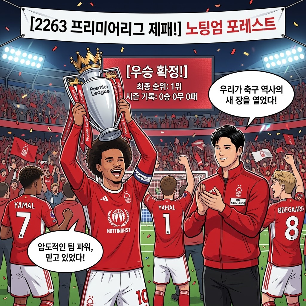 2263년, 노팅엄 포레스트 [무패 우승] 신화!
