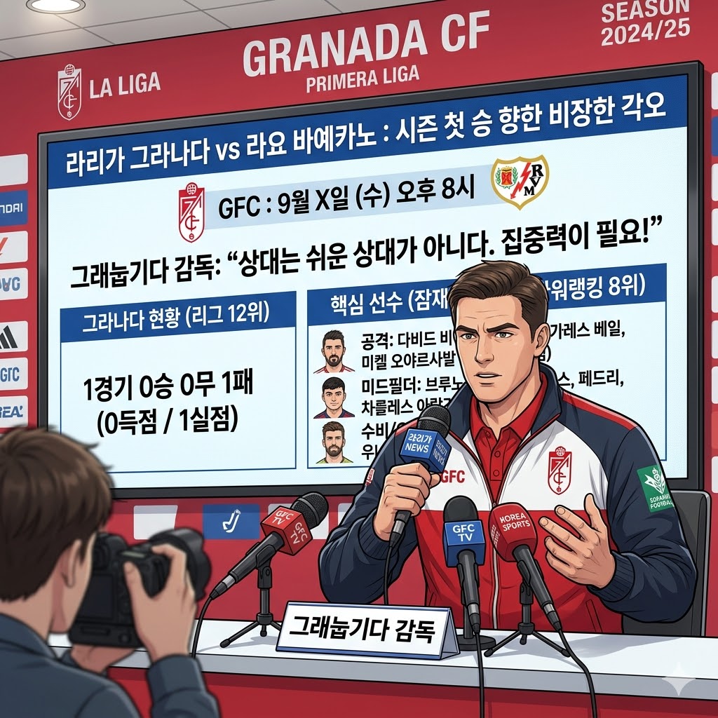 그라나다 감독 경고 [쉬운 상대 없다] 라요전 총력전