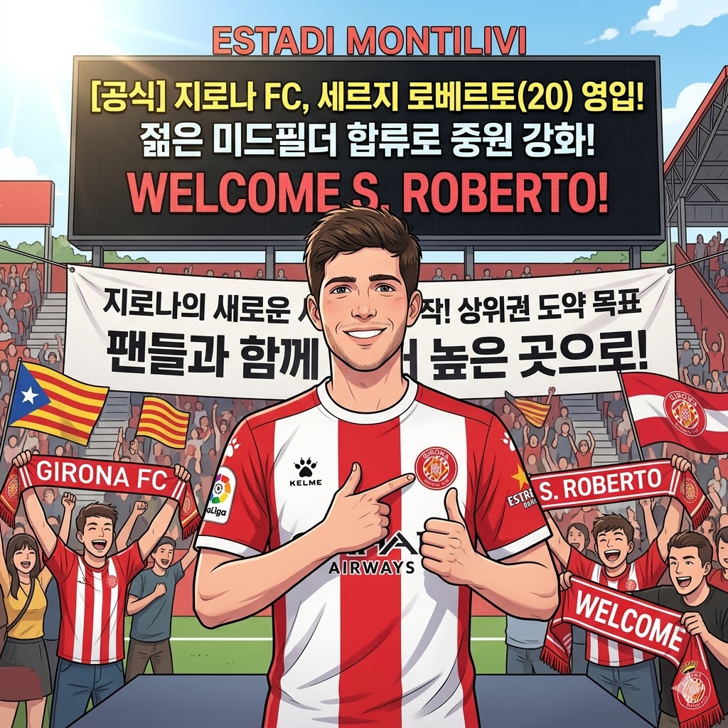 [지로나의 미래] 20세 로베르토, 중원 강화!
