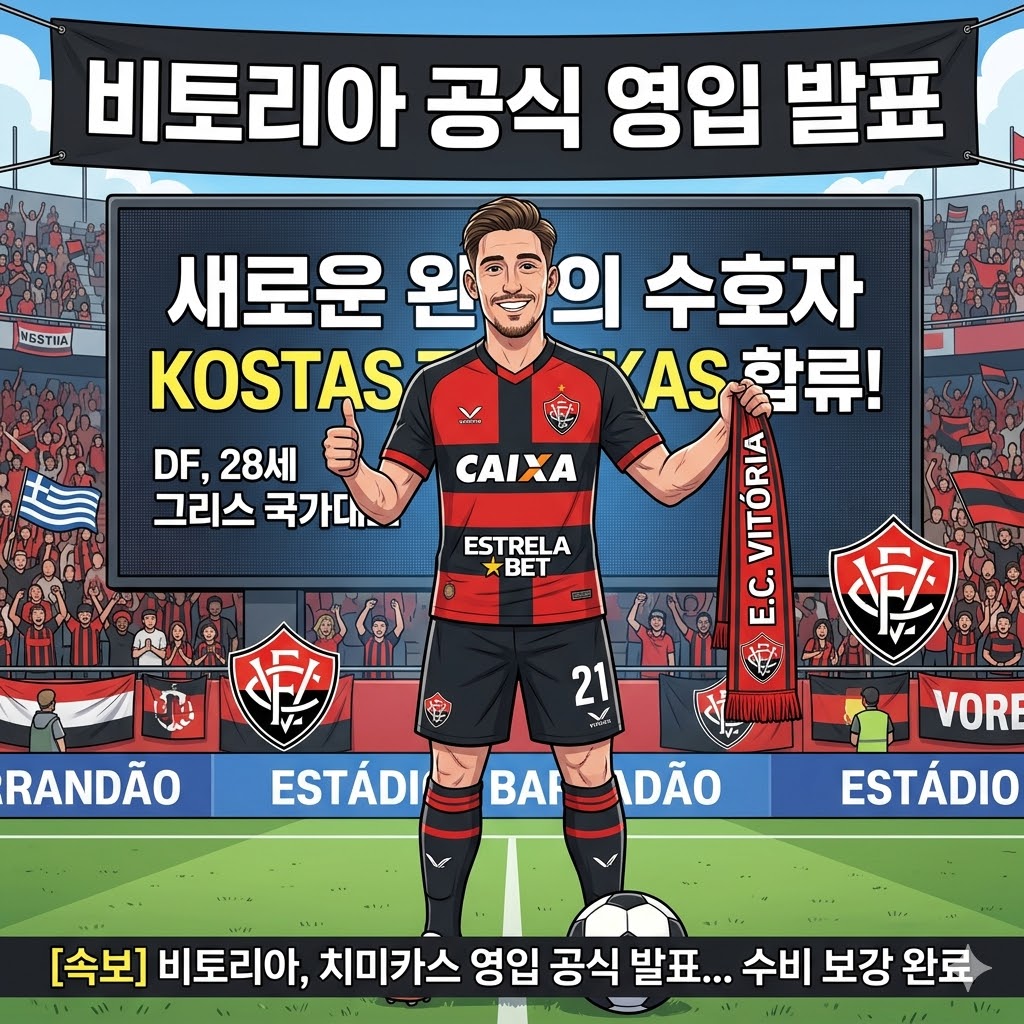비토리아, 치미카스 영입으로 [꿈의 스쿼드] 완성 나